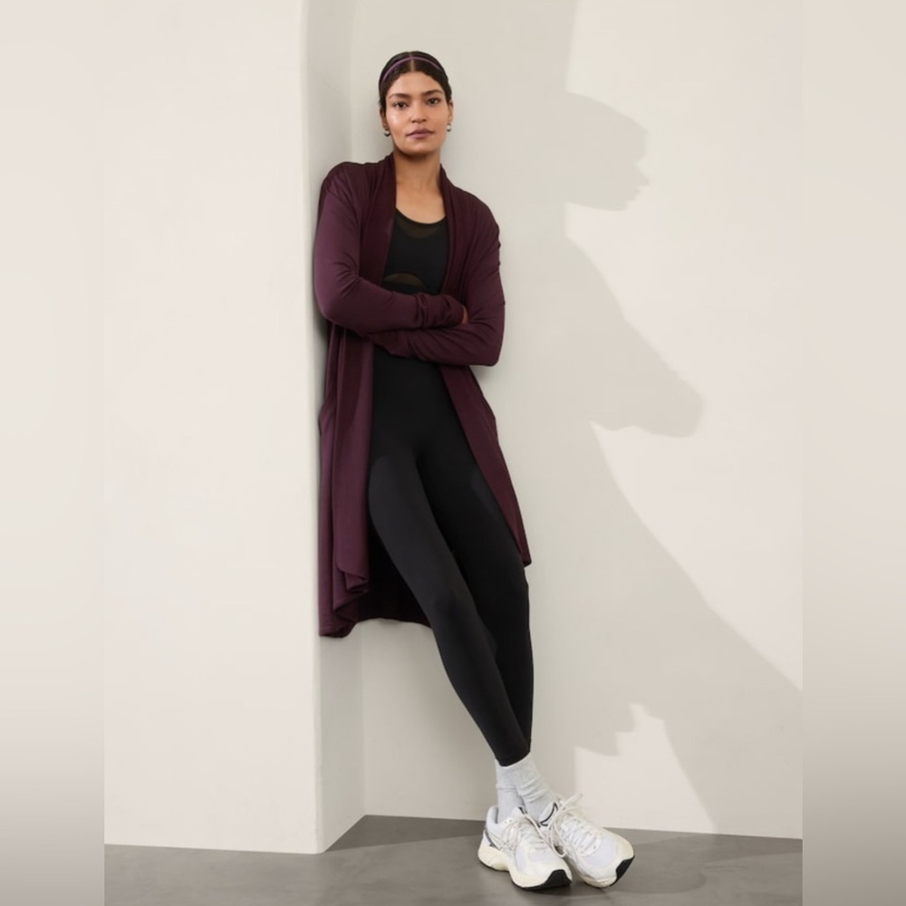 NWT Athleta Pranayama Long Spice Cabernet Wrap Size S/T